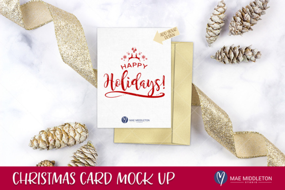 Download Holiday / Christmas Card / Stationery Mock Up - Holiday Collection