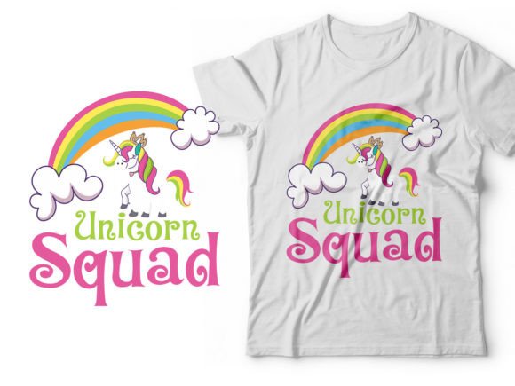 Download Baby Magical Unicorns Pack Tshirt Design - Premium Resources